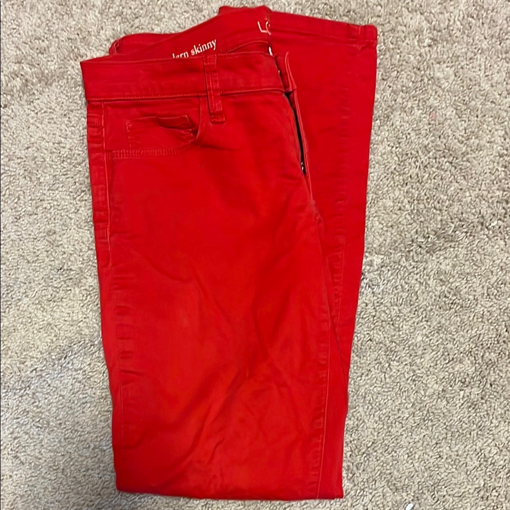 Red Skinny Jeans